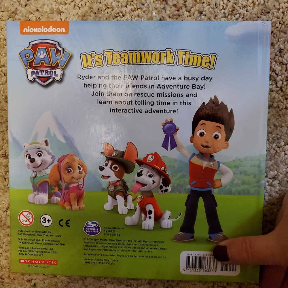 Paw Patrol Teamwork Time Hardcover Book - Picture 2 of 6